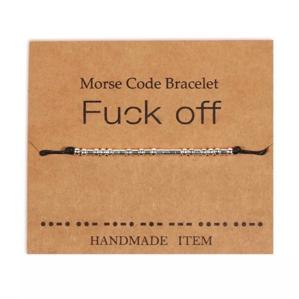 Morse code bracelet- multiple styles - Picture 4 of 6